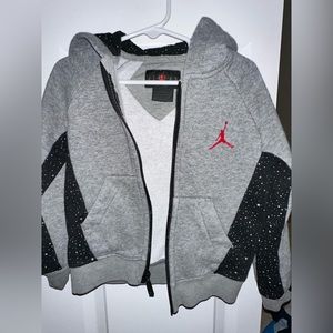 Boys Jordan Air zip-up sweater